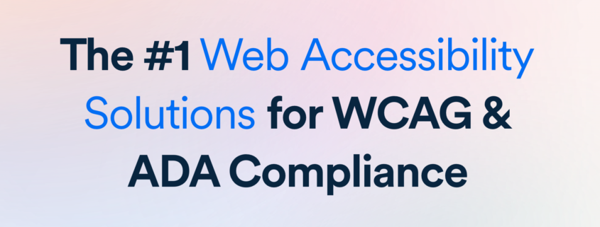 WCAG and ADA compliance solution for websites
